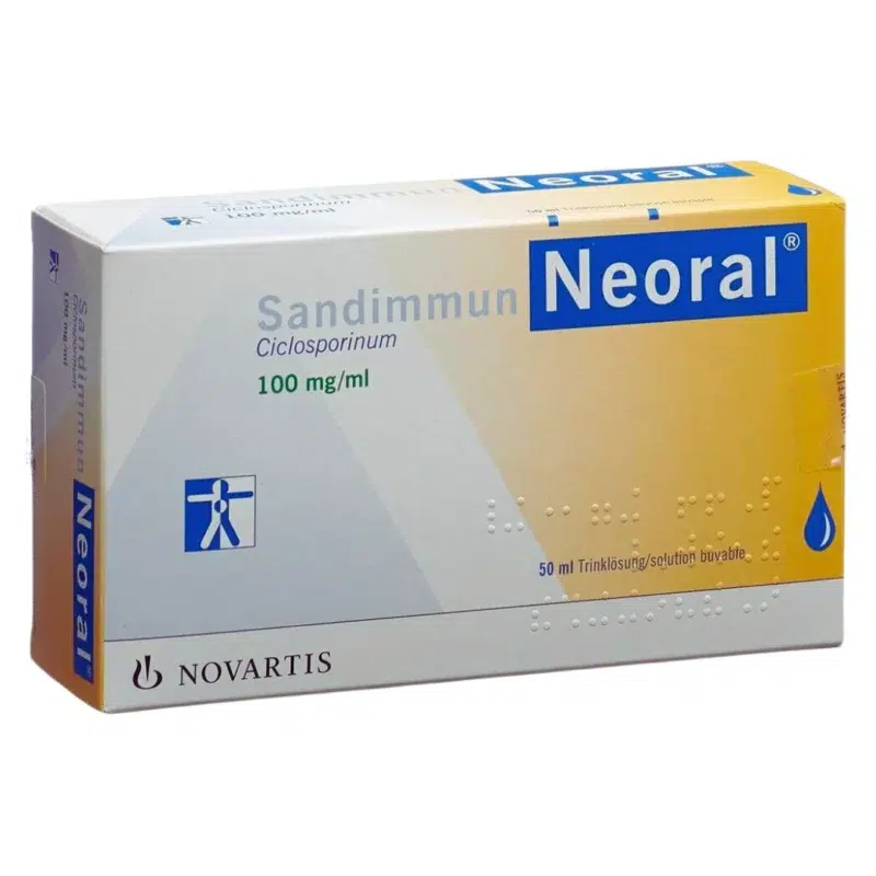 Sandimmun Neoral 50ml Oral Solution 100mg/ml (Cyclosporin) - Immunosuppressant - derma.pk